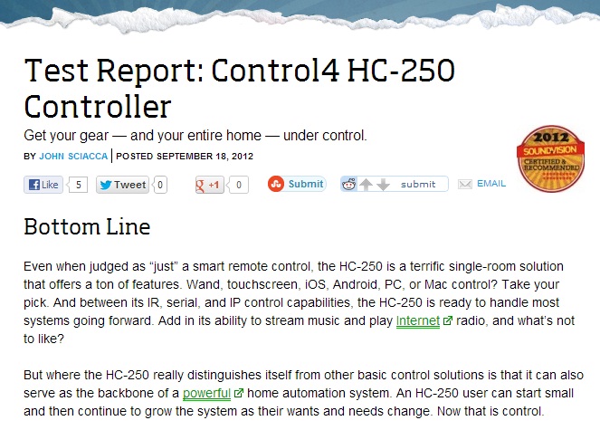 HC-250 review